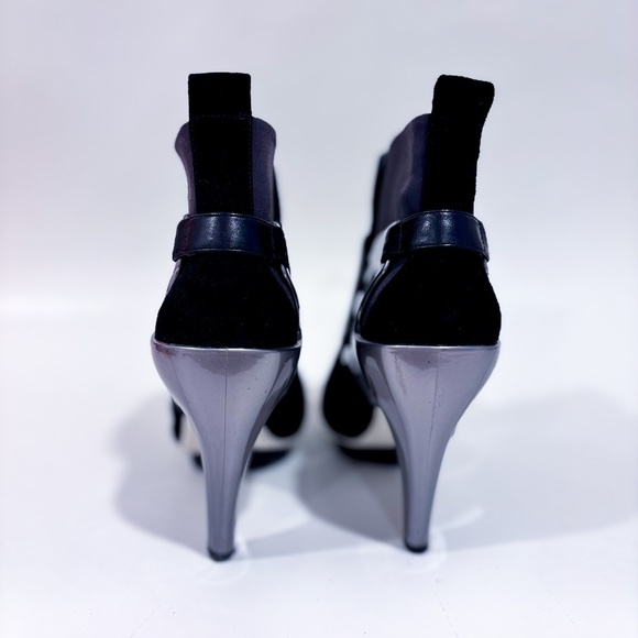 UNITED NUDE Black Eros Heeled Booties - Picture 6 of 8